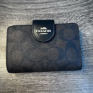 Coach Black Signature Wallet